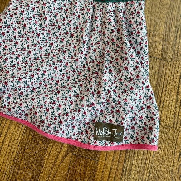 Matilda Jane Cap Sleeve Belted Floral Dress Size 4 - Picture 4 of 16